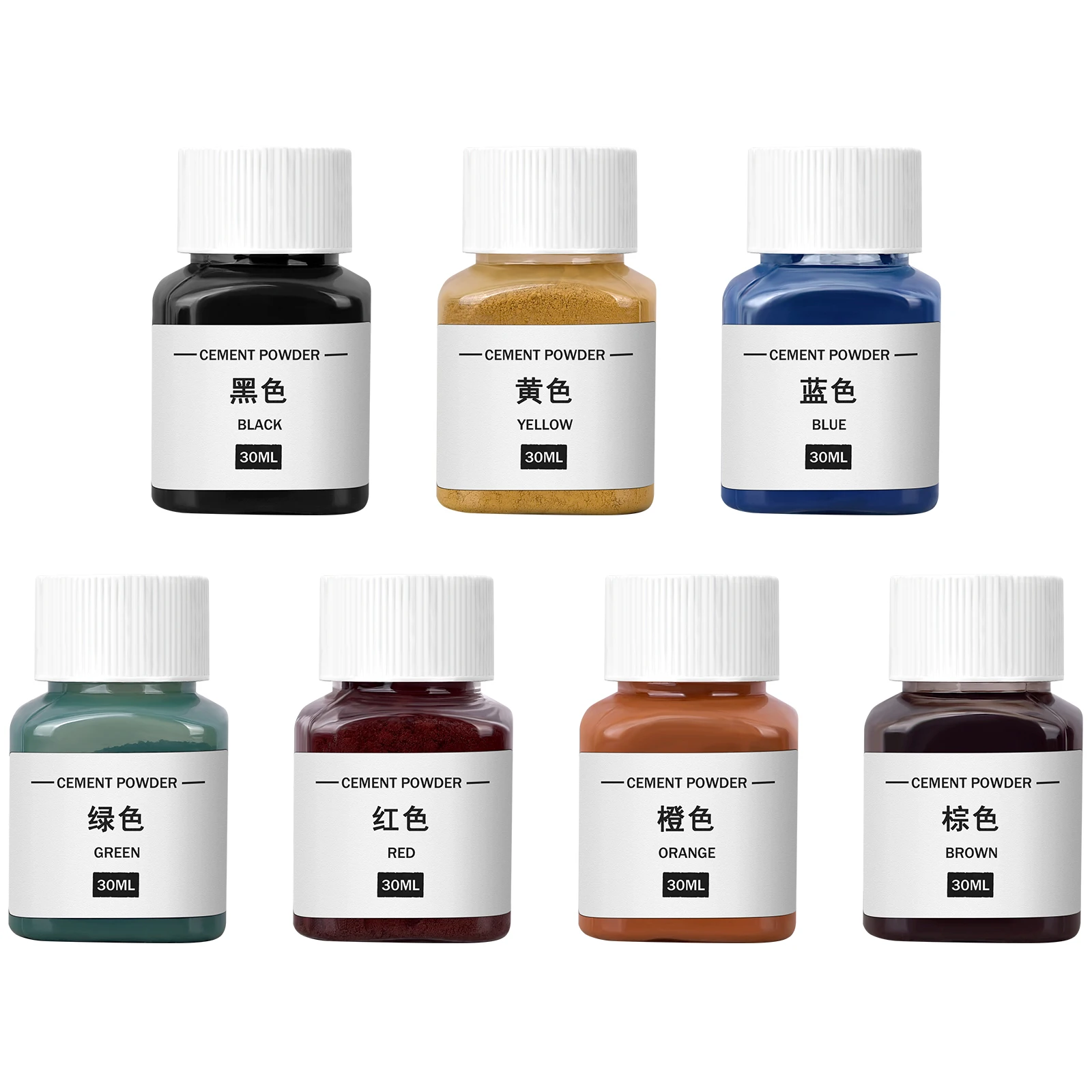 30ml Gypsum Plaster Coloring Pigment Aromatherapy Gypsum Pigment Handmade Cement Crafts Dyeing Powder Coating DIY Accessories