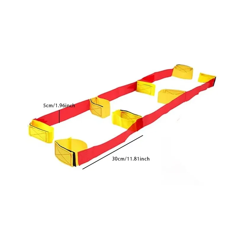 3/4/5/6 Personen Outdoor-Sportspielzeug Riesige Schritte Spieltrainingsausrüstung für Kinder Erwachsene Teamarbeit Lustige Spiele Interaktives Spielzeug