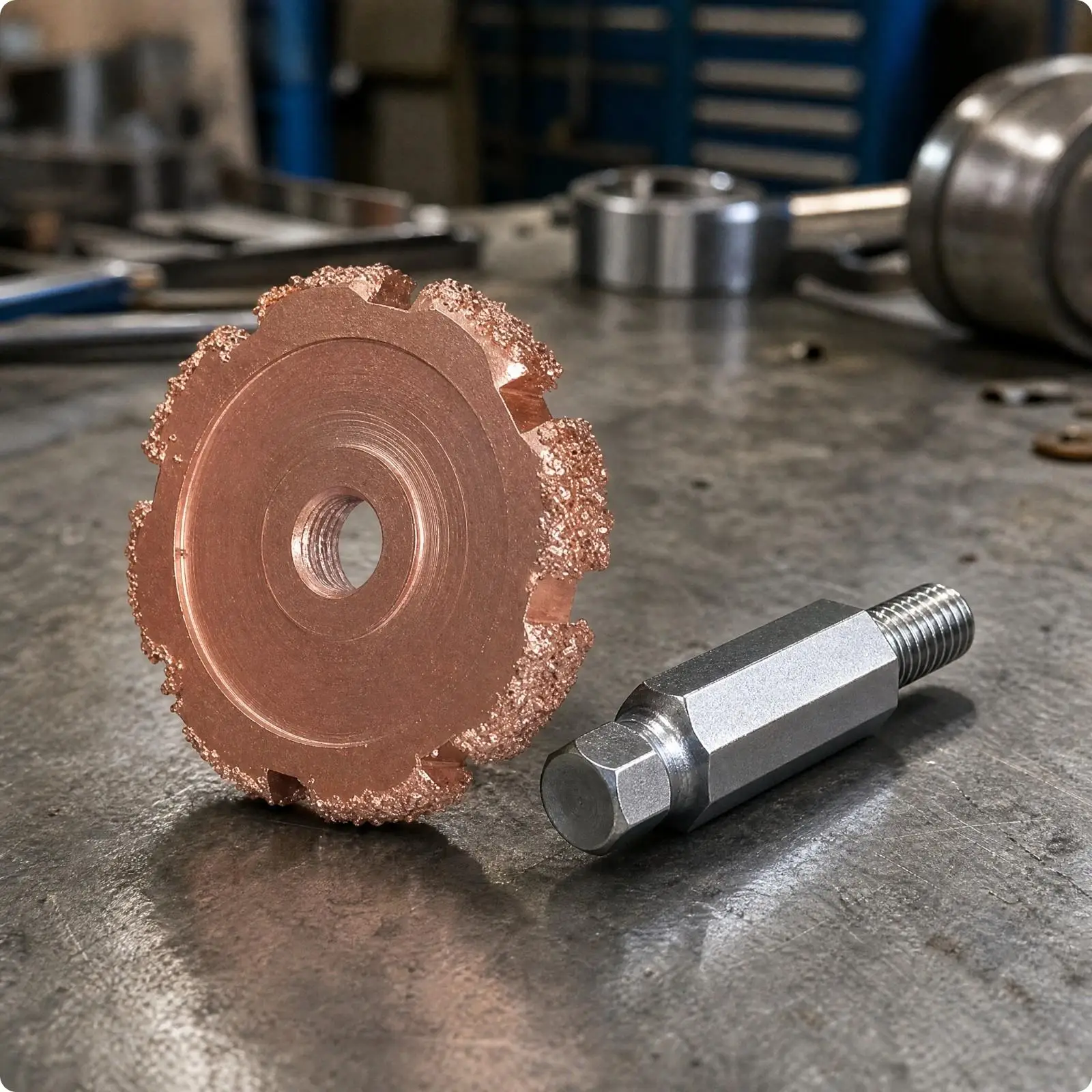 Tungsten-Steel Toothed Grinding Head Wear-Resistant Tire Sidewall Grinding Headtool Tool Accessories for Automotive Maintenance
