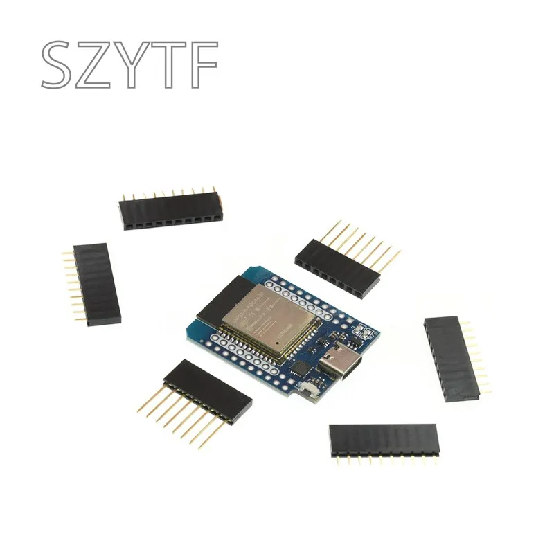 D1 MINI ESP8266 ESP32 ESP-32S WIFI Bluetooth-compatible CP2104 CH9102  Development Board Module For Wemos  Arduino With Pins 