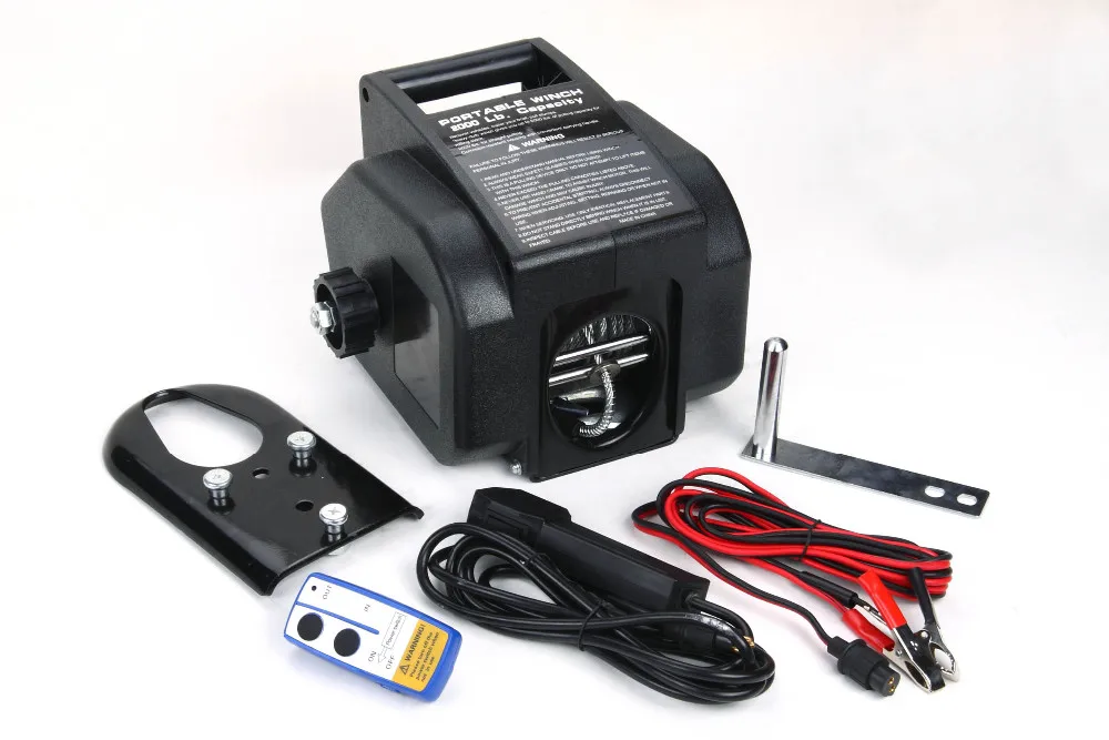 Chinese Manufacturer Hot Sell Mini Portable Winch 3500lbs 12v Electric Boat Winch