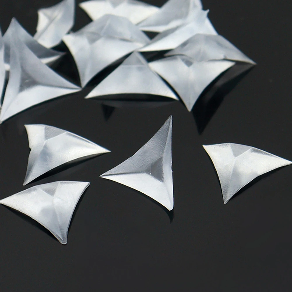 niture Hardware Accessories Transparent Triangular Dust Corners for Cabinets Drawers Sturdy Durable Easy Installation