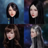 SDH024 1/6 Scale Female Soldier Head Sculpt for 12inch Figures JIAOU Phicen Pale Skin Body Doll SUPER DUCK