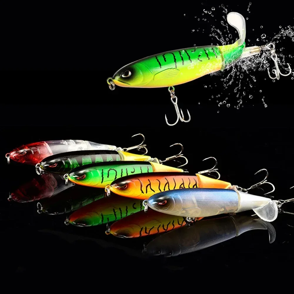 

13g/15g/35g Whopper Plopper Minnow Fishing Lure Set Crankbaits Fishing Artificial Hard Bait Wobbler Rotating Tail Fishing Tackle