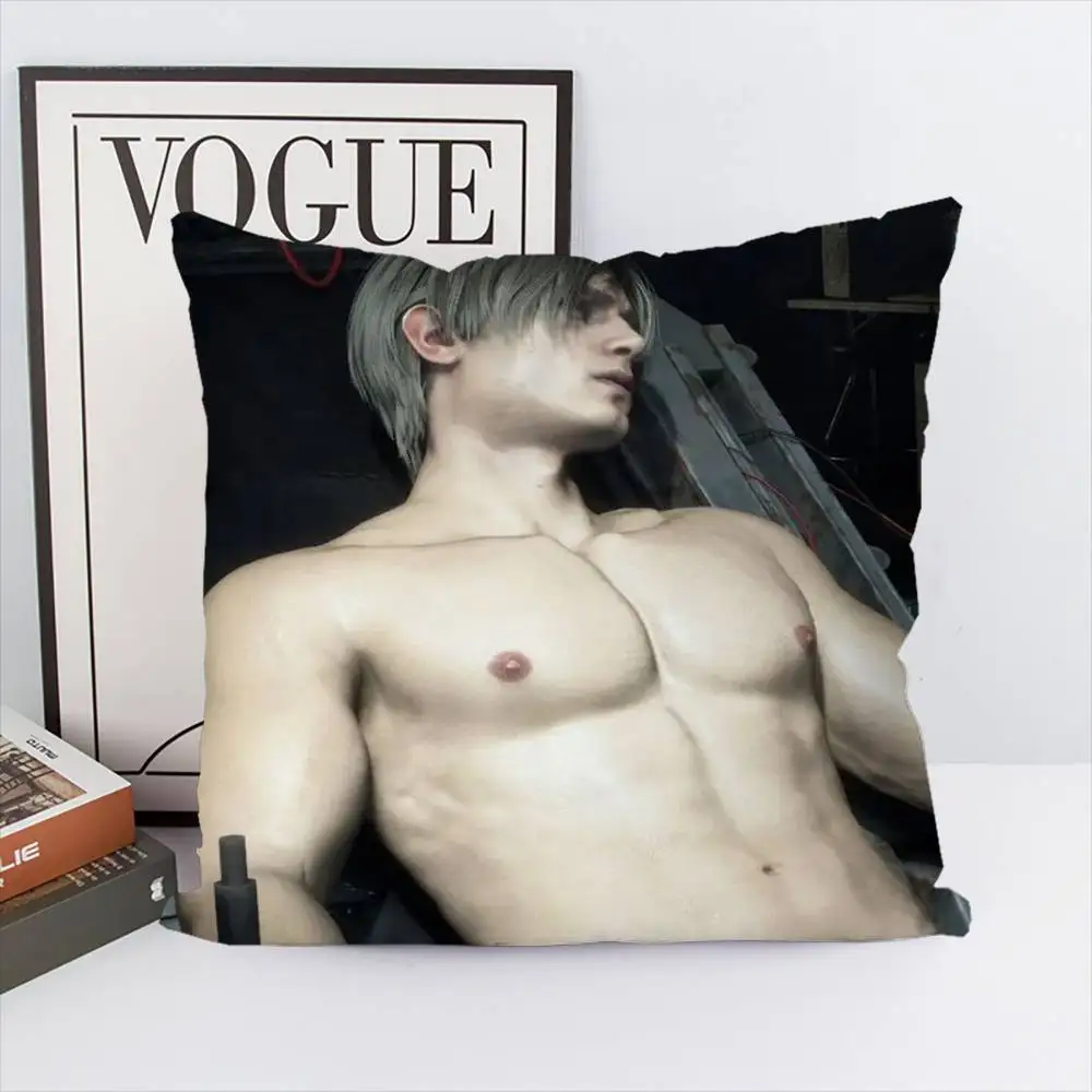 

Leon Kennedy Pillow Case Luxury Double-sided For Car Pillows 45x45 Cushions Cover Home And Decoration Sofa Pillowcase 50x50