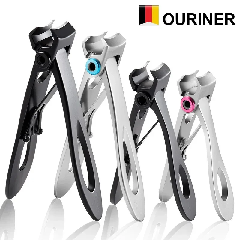 

High quality Nail Clippers Stainless Steel Two Sizes Are Available Manicure Fingernail Cutter Thick Hard Toenail Scissors tools