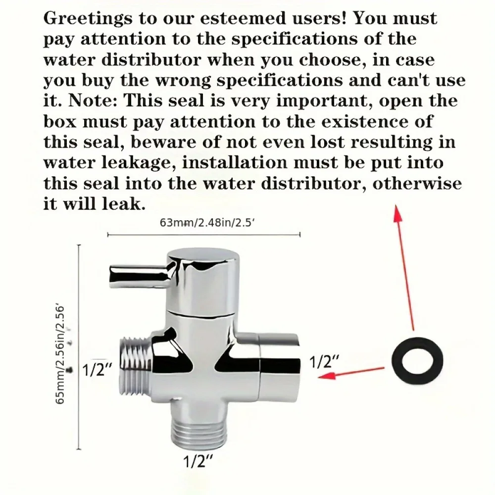 Toilet Bidet Spray Gun Angle Valve One In Two Out Diverter Copper Bathroom Sprayer Kit Modern Handheld Cleaning Shower Head