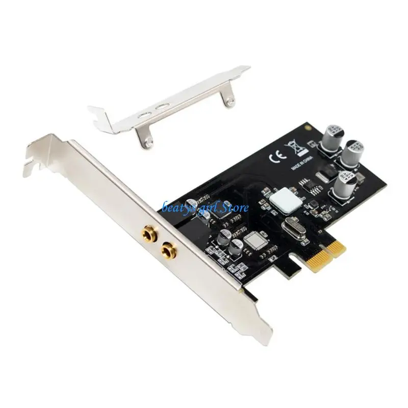 

C7AB Premium CM6646X1 Chipset Metal USB Sound Card With Clear Auditory And AI Denoise
