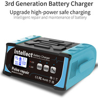 210W Smart Car Battery Charger High Power 12V-24V Automatic Identification Battery Pulse Repair Charger Car Motorcycle