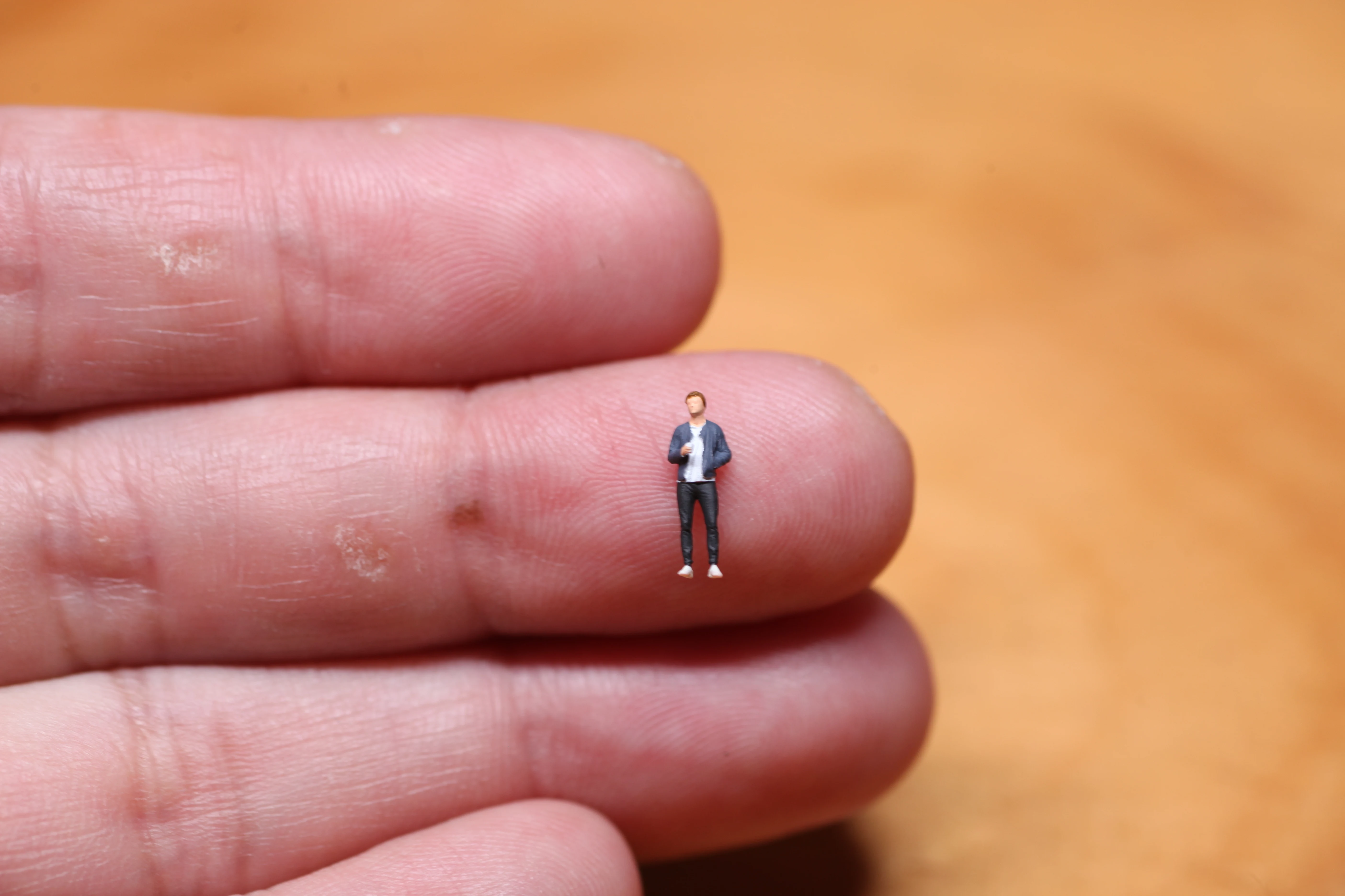 

King Toys 1/160 N GAUGE train model scene miniature Casual Boy