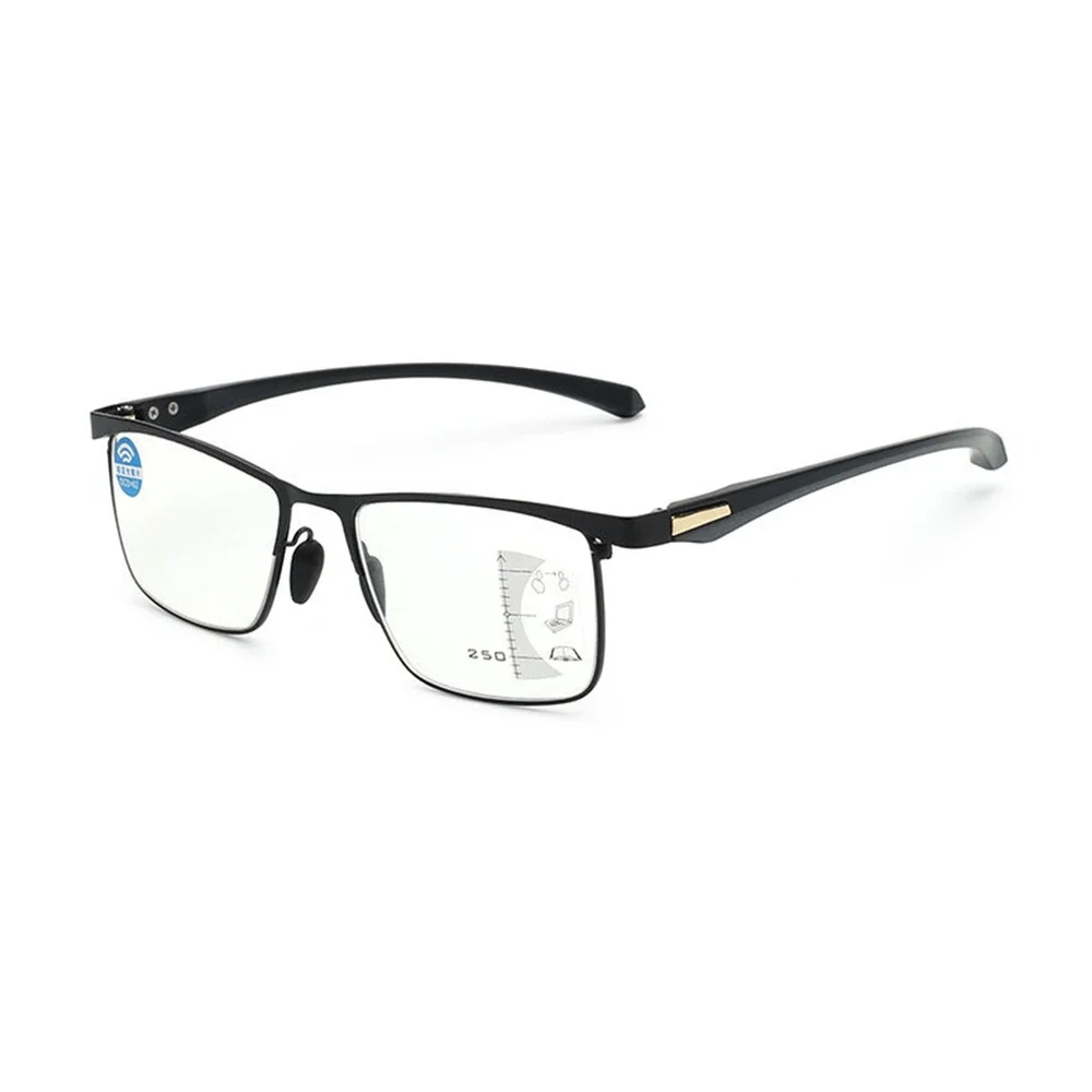 

Advanced Alloy Full-rim Frame High Quality See Near and Far Progressive Multifocal Reading Glasses +1 +1.5 +2 +2.5 +3 +3.5 +4