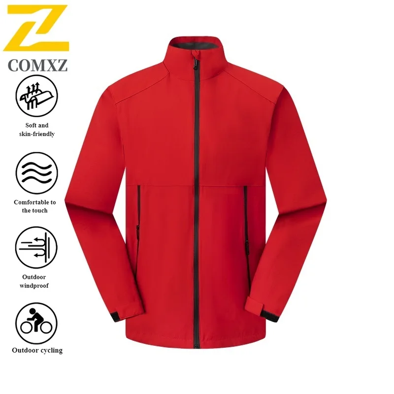 EiAO سترة واقية الوقوف طوق زوجين مقاوم للماء تنفس سترة خارجية للمشي التخييم الصيد العصرية معطف السفر 2025 #2