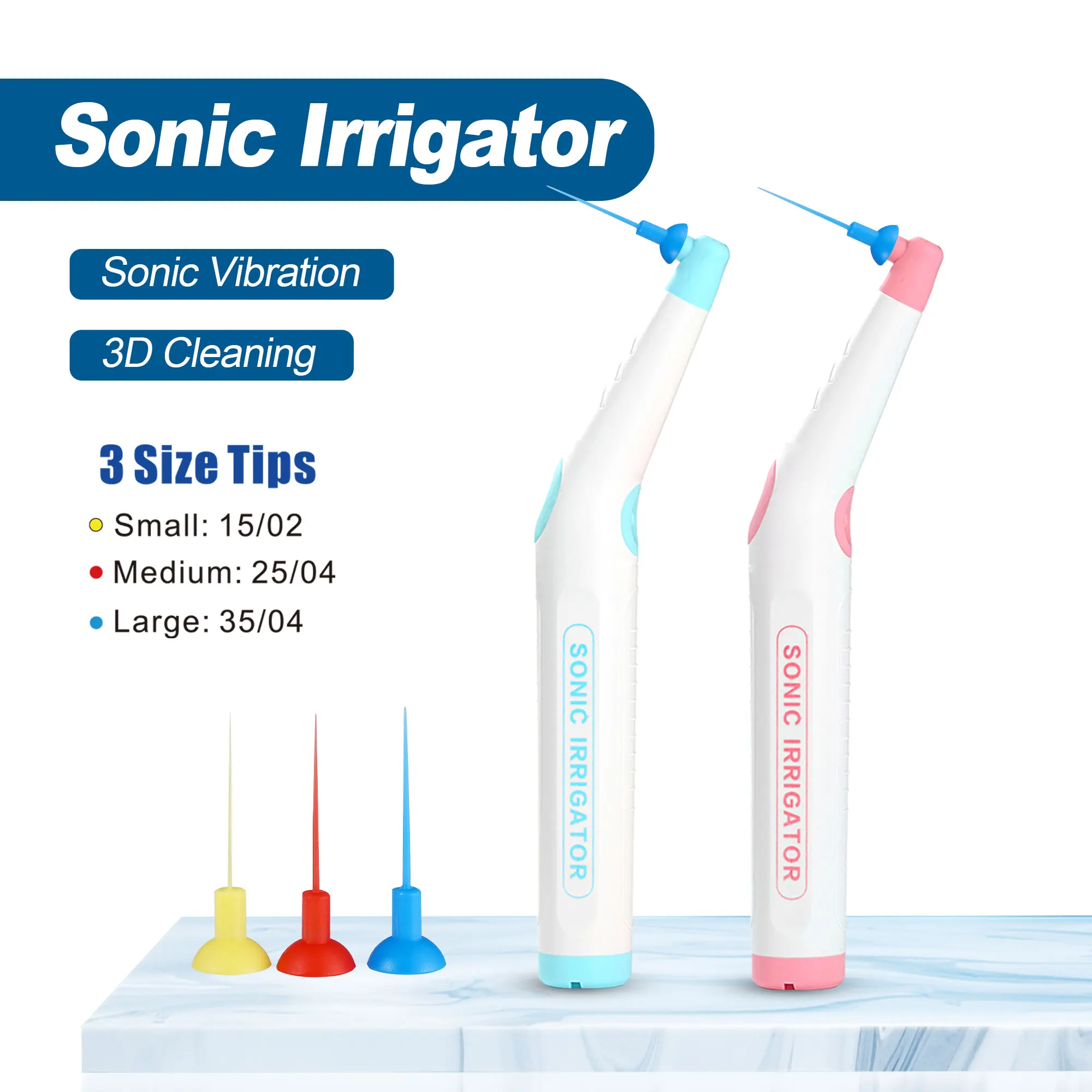 Twoendo Dental Instrument Endo Cleaning Odontologia Sonic Irrigator Dentistry Sonic Activator With 30/90pcs Tips For Root Canal