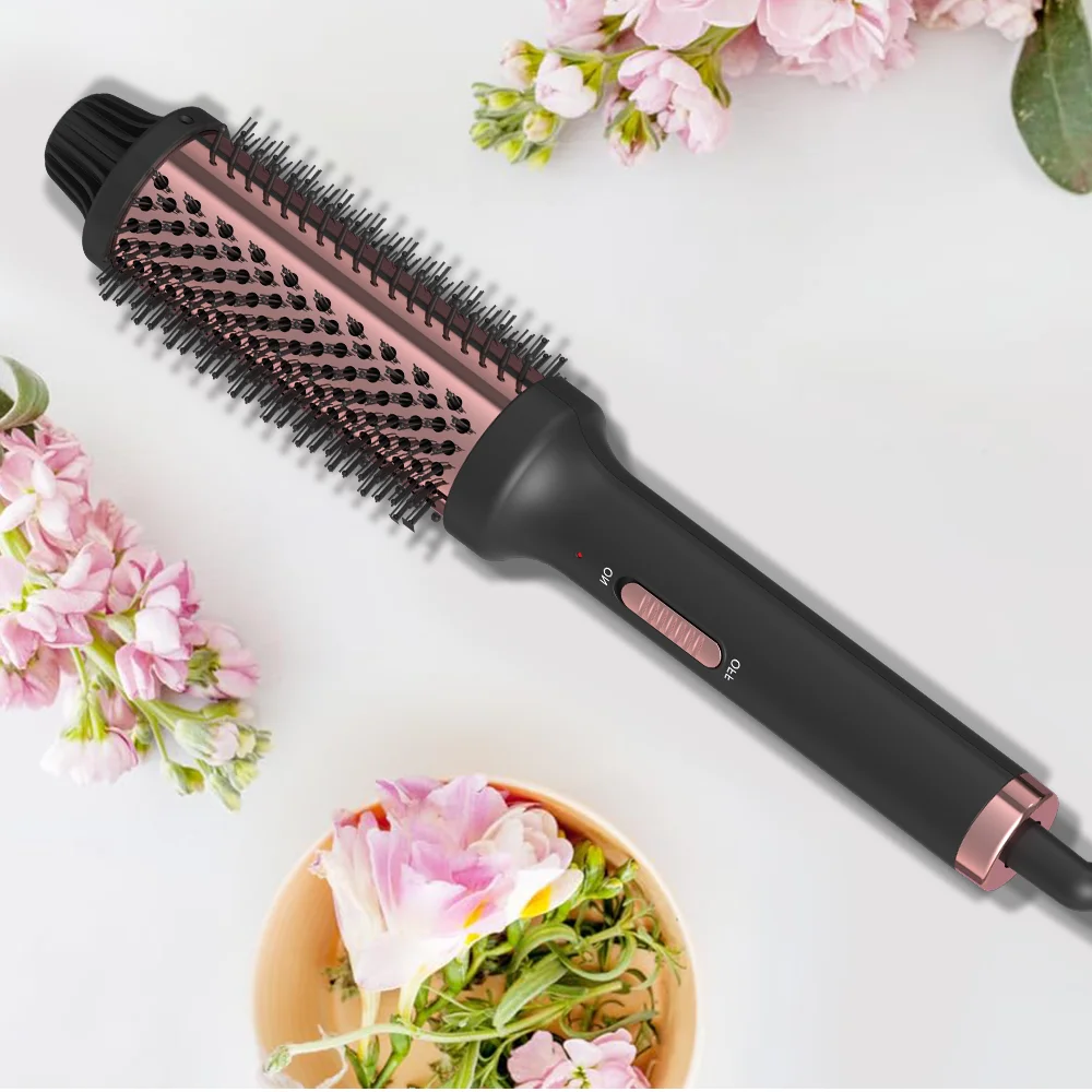 

Professional Modern Design One Step Hair Curls Brushes 30s Fast Heating Hair Dryer Brush 2 in 1Thermal Brush for Household