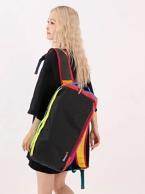 

Fashionable Large Capacity Durable Outdoor Sports Backpack Contrast Color Hiking Traveling Mountain Climbing Unisex Bag