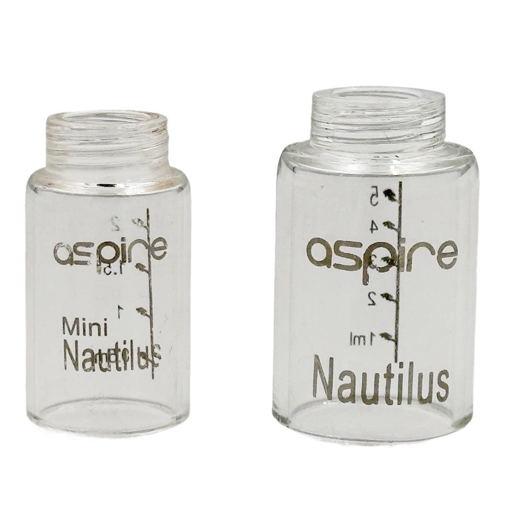 Replacement Glass Tank for Aspire Nautilus 5ml Nautilus Mini 2ml Glass Tank Cover Mini Glass Bottle Container