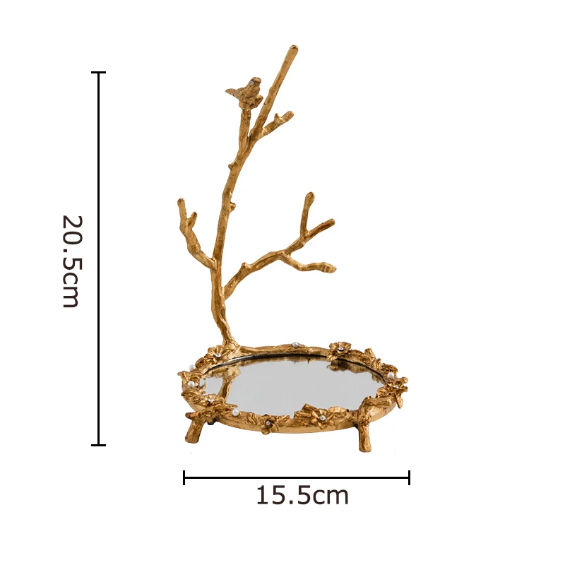 Dressing Table, Jewelry Necklace Display Board, Glass Decoration Storage Tray, Cosmetics Storage Rack