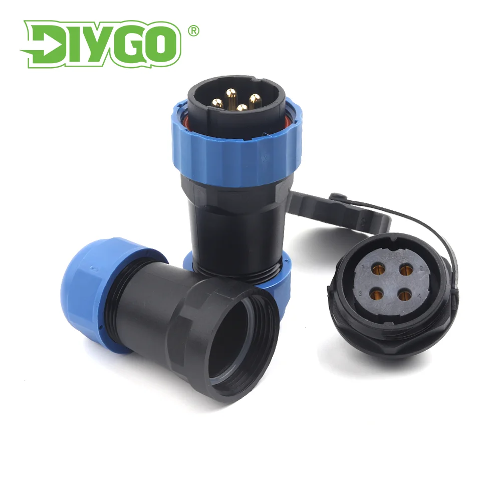 

SP28 IP68 Cable Aviation Connectors 2 3 4 5 6 7 9 10 12 14 16 19 22 24 26Pin Waterproof Electric Butt Type Plug Socket Connector