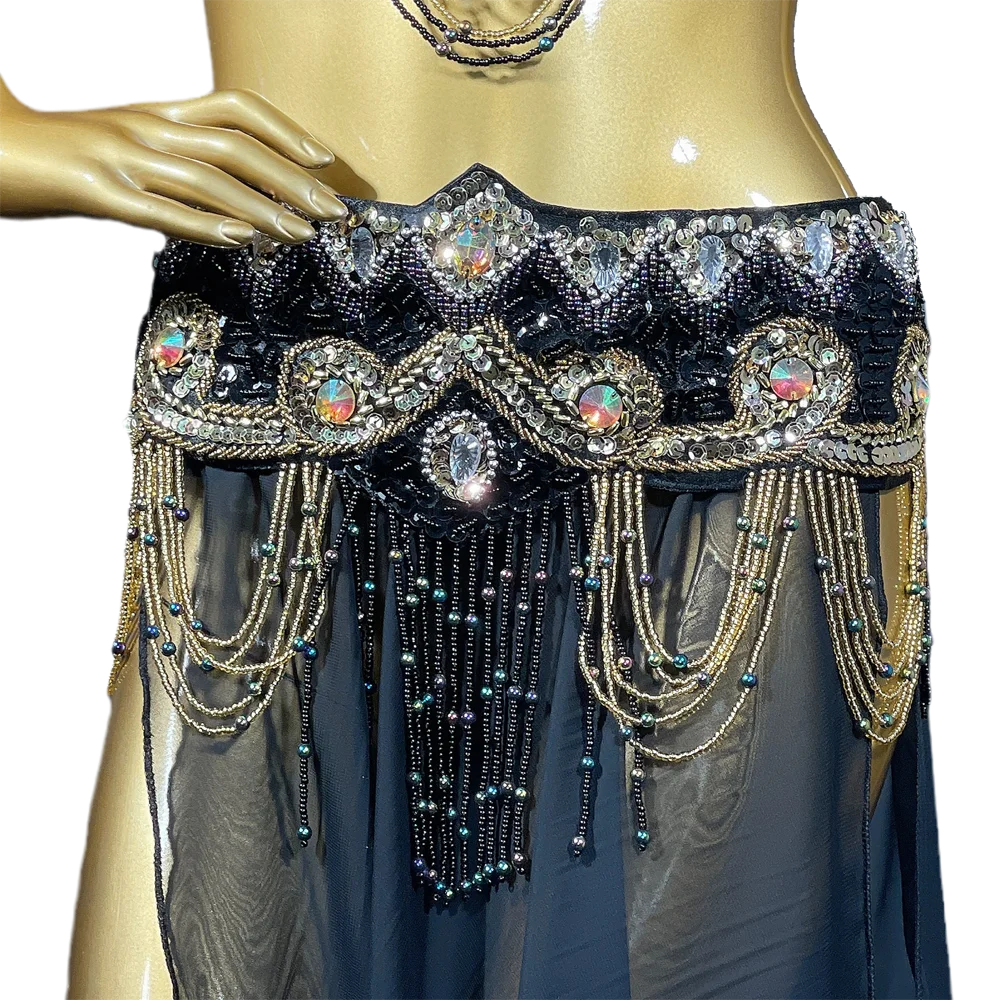 New Women Professiona Stage Performance Party Outfit Sequins BellyDancing Suit Sexy Holloween Carnival Dancer Costume Stage Wear