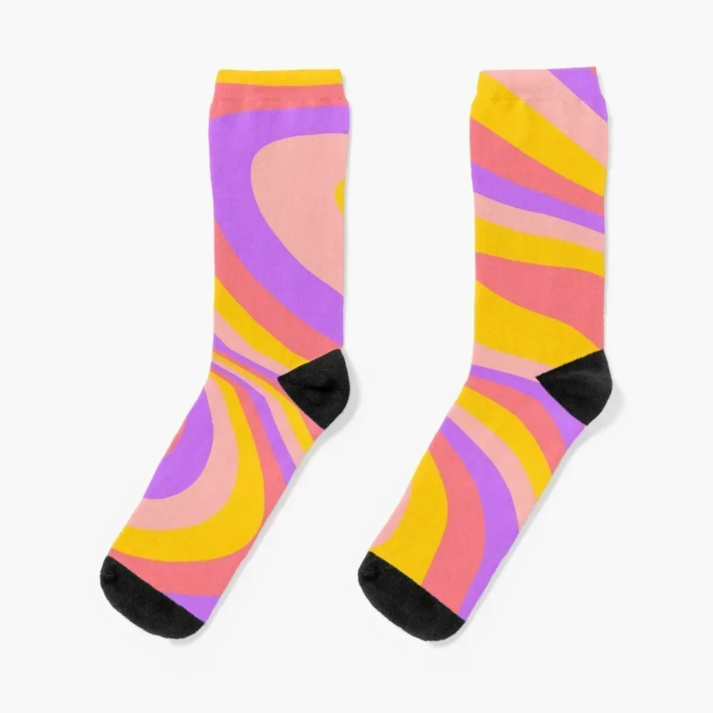 Groovy Hippy Abstract Socks Novelties anime sports stockings cycling Socks Woman Men's