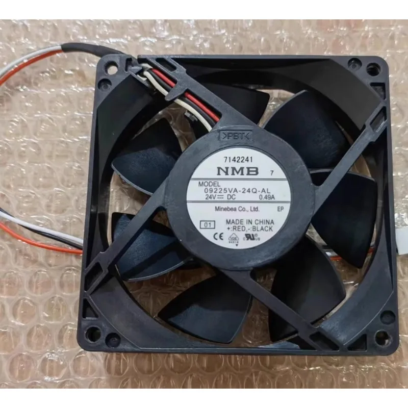 New Cooler Fan for NMB 09225VA-24Q-CL/AL/FL/BL/AT/CT/BU/FB 3-wire Cooling Fan Radiator