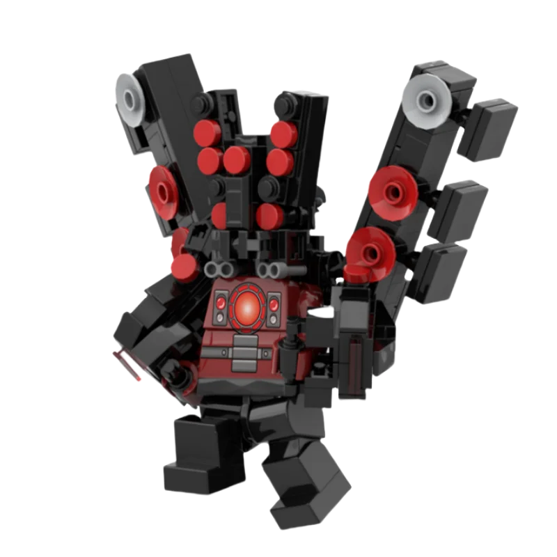 Moc Skibidi كتل بناء المرحاض تيتان ساعة رجل 2.0 كاميرمان المتحدث TVMan الطوب لتقوم بها بنفسك Moddel لعب للأطفال هدية عيد الفصح اللعب