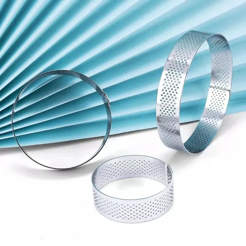 

5/6/7/8/9/10CM Stainless Steel Circle Mould Tarte Ring Cake Mold Baking French Dessert Fruit Pie Tatin Bakeware Tool