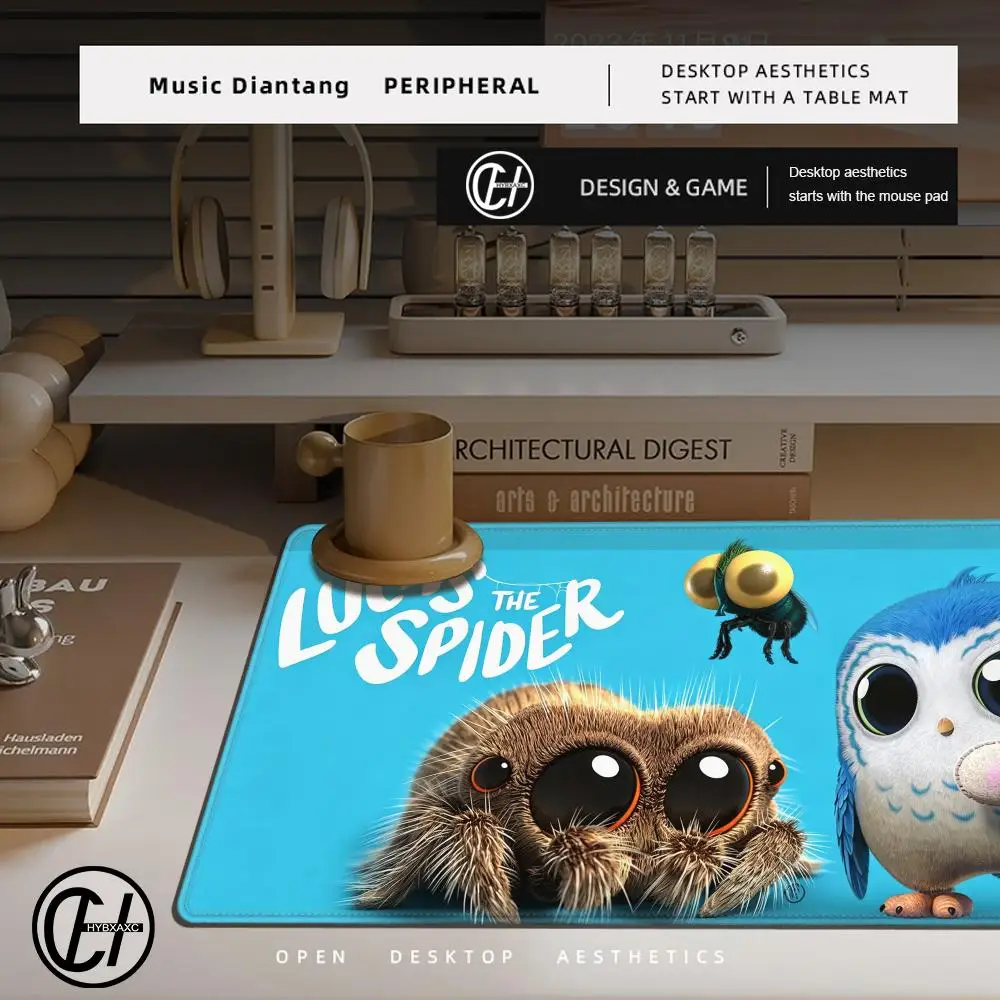 Cartoon The Spider L-Lucas  Mouse Pad Computer Laptop Rubber Non-Slip Mouse Mat Mouse Pad Gamer Decoracion Desk Mat HYBXAXC