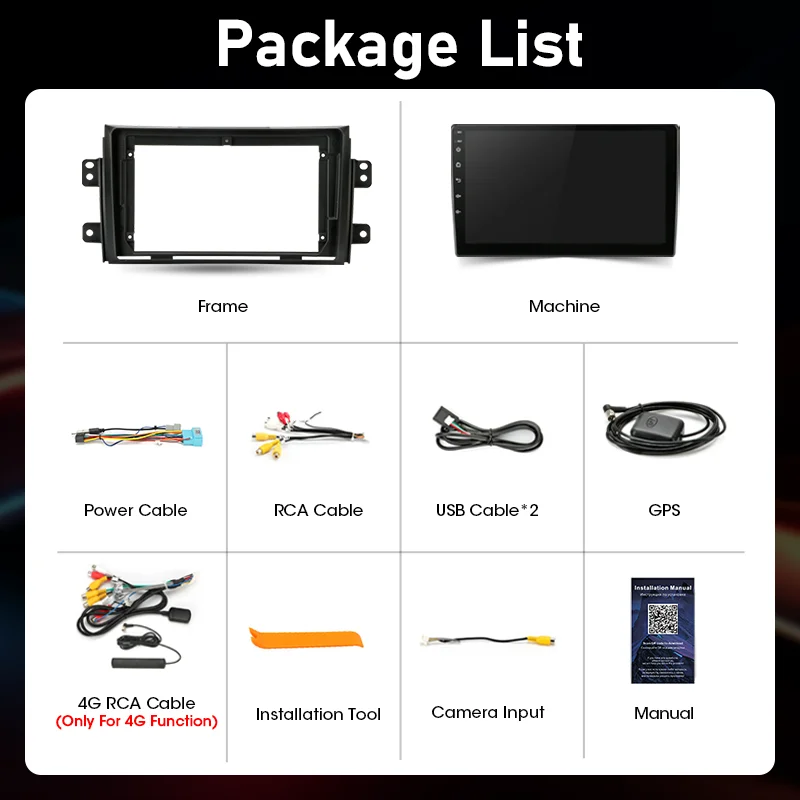 راديو السيارة لسوزوكي SX4 2006-2013 وشركة فيات سيديسي 2005-2014 مشغل وسائط متعددة Carplay أندرويد الملاحة التلقائية 2 Din صوت ستيريو