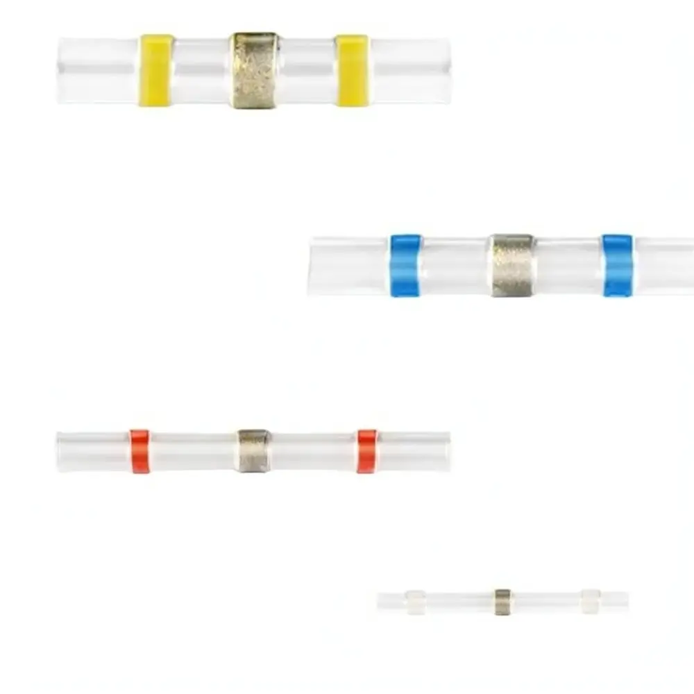 Heat Shrink Butt Terminals Solder Seal Wire Connectors Waterproof Electrical Splice Kit For CNHH Marine Automotive Cable Joints