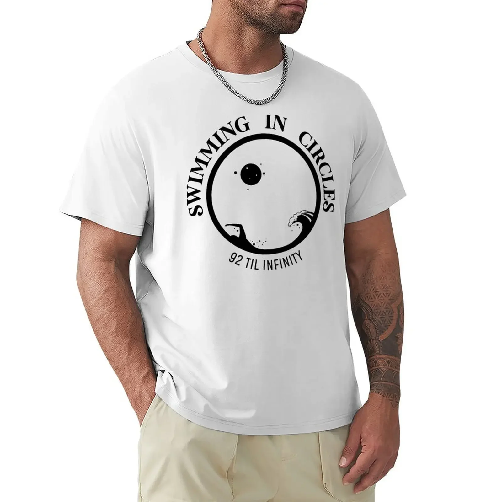 

Eks Ariana Grande SWIMMING IN CIRCLES T-shirt customs design your own sweat oversizeds fruit of the loom mens t shirts