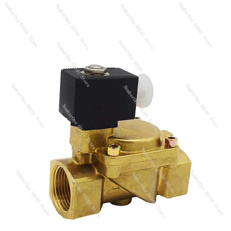 2/2 normally closed brass solenoid valve, pilot-operated solenoid valve, diaphragm type threaded water solenoid valve
