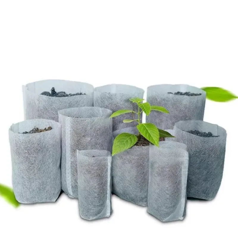 

Wholesale 100 Pcs Plant-fiber Nursery Pots Seedling-raising Bags Garden Supplies Can Degrade Environmental Protection 7x10cm