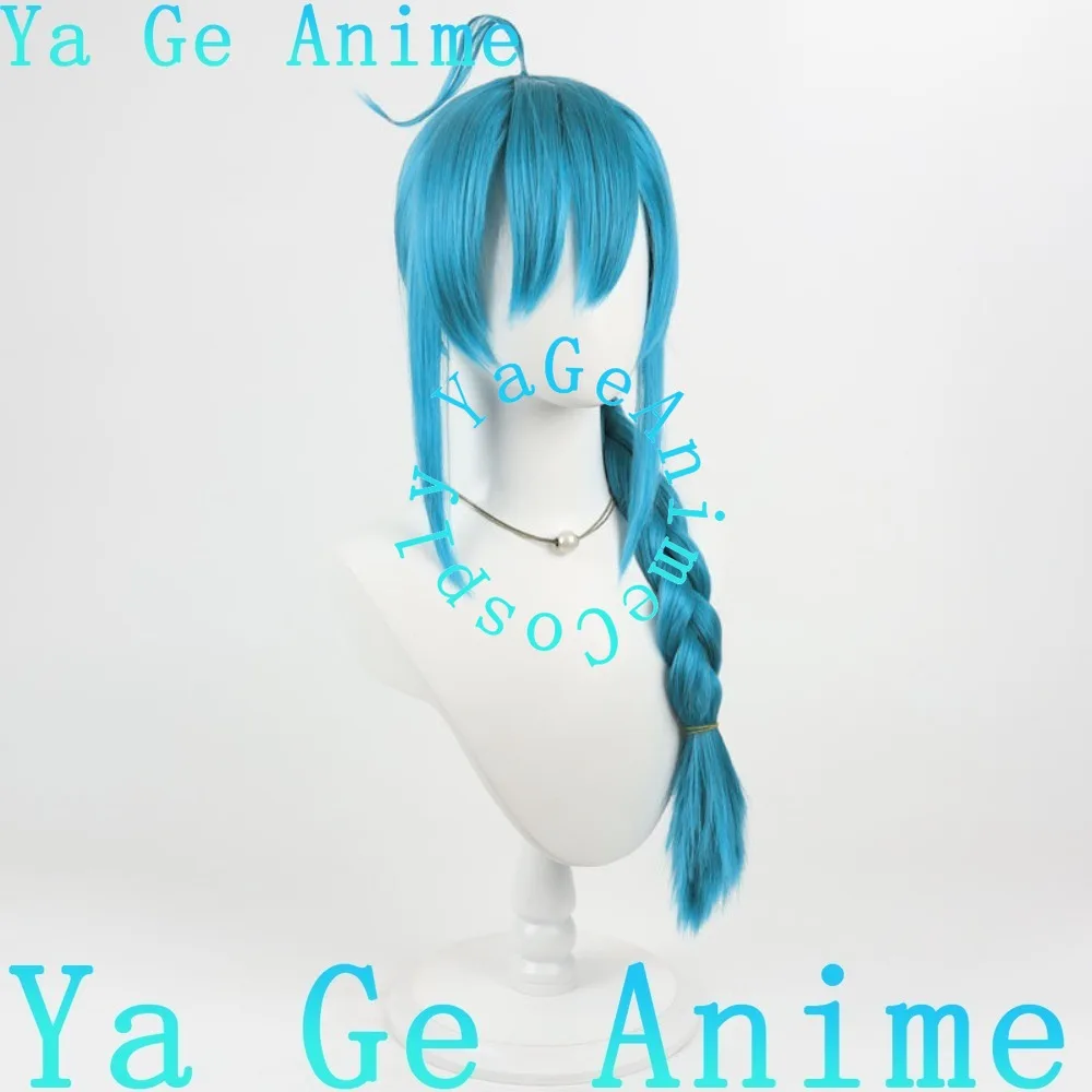 

Anime Cosplay Women's Halloween Party Costume, Green Braid, Heat-resistant Synthetic Fiber Wig, Congratulatory Props
