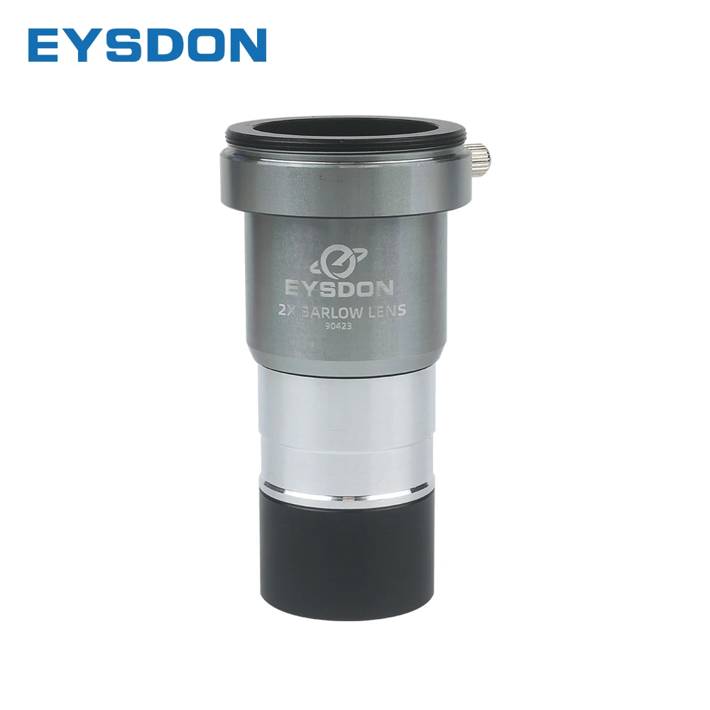 EYSDON 1.25” 2X Achromatic Barlow Lens - Ideal for Professional Astronomical Telescope Parts