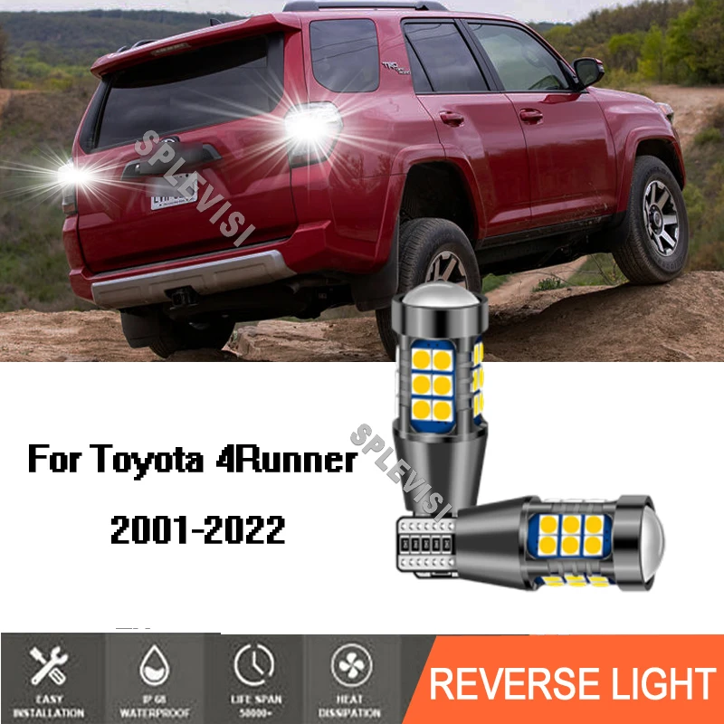 Top LED SMD Reverse Light Bulb 12V White For Toyota 4Runner 2001 2002 2003 2004 2005 2006 2007 2008 2009 2010 2011 2012-2022