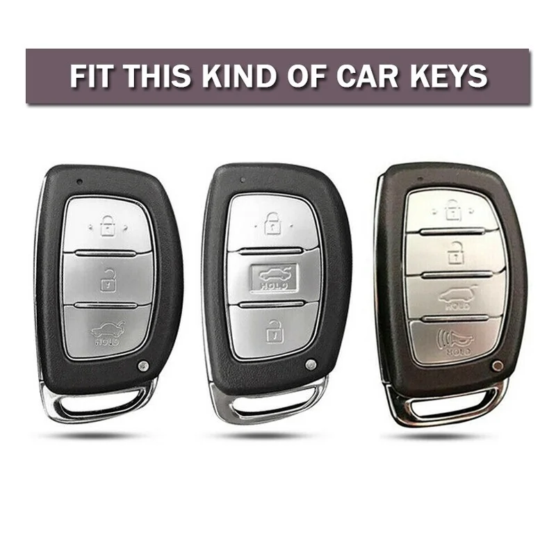 Z+ Zinc Alloy Car Remote Key Fob Case Cover For HYUNDAI Sonata Elantra Tucson LX35