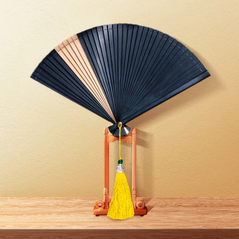 10 Styles Folding Bamboo Tassel Hand Fan Portable Chinese Style Dancing Show Performance Party Props Vintage Craft Decor