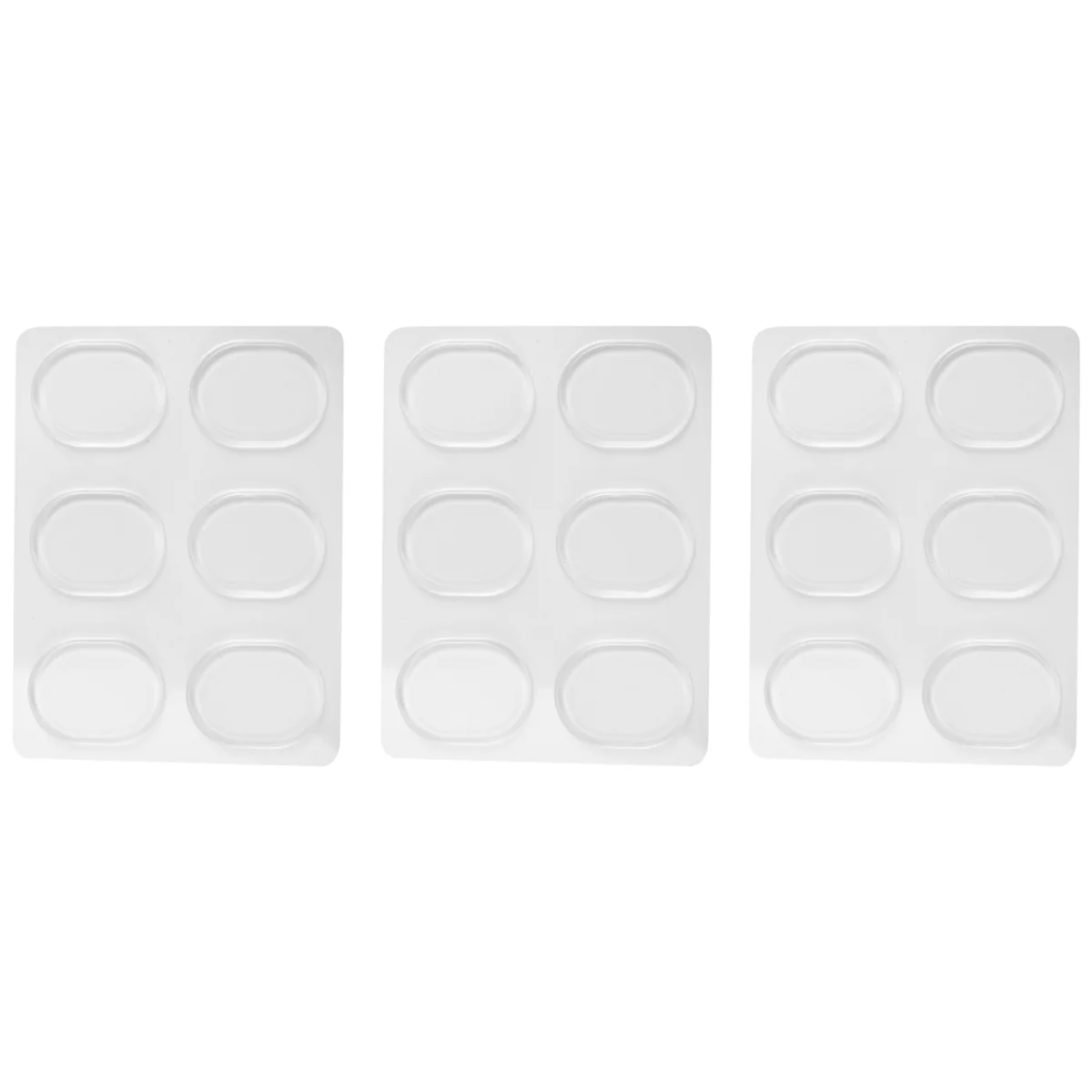 18 Pieces Drum Damper Gel Pads Silicone Drums For Drums Tone Control-Clear