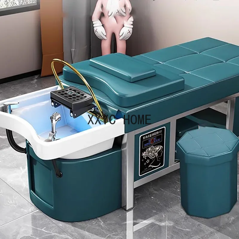 

Beauty Shampoo Head Spa Water Therapy Salon Sink Hairdressing Shaving Massage Cadeira Furniture CY50SC