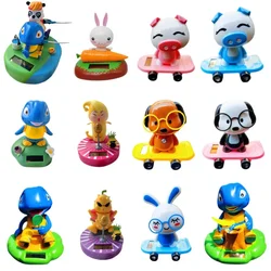 New Car Decoration Solar Energy Decoration Shaking Head Doll Cartoon Animals Shape Decoration Gift Creative Interior Automotive