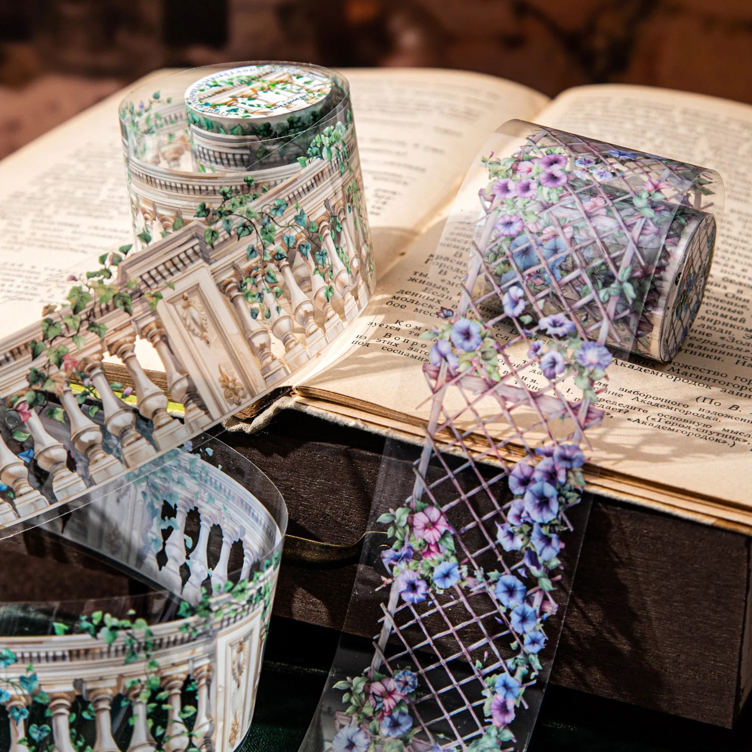 

1pcs/1lot Decorative Adhesive tapes Spread of vines and flowers Scrapbooking DIY Paper Scrapbooking Stickers