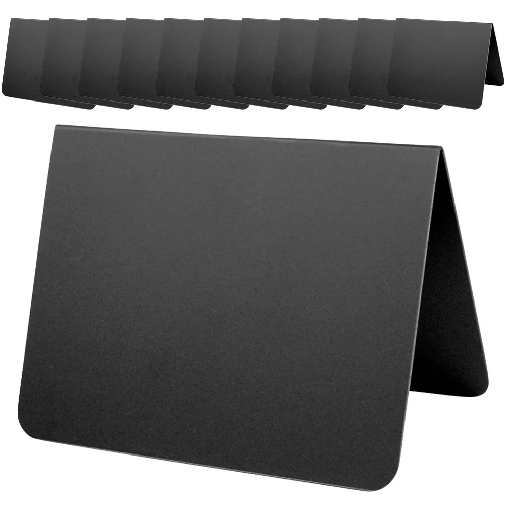 10Pcs Chalkboard Signs for Parties Reusable Tabletop Message Board Small Blackboard for Wedding Dinner Event Use