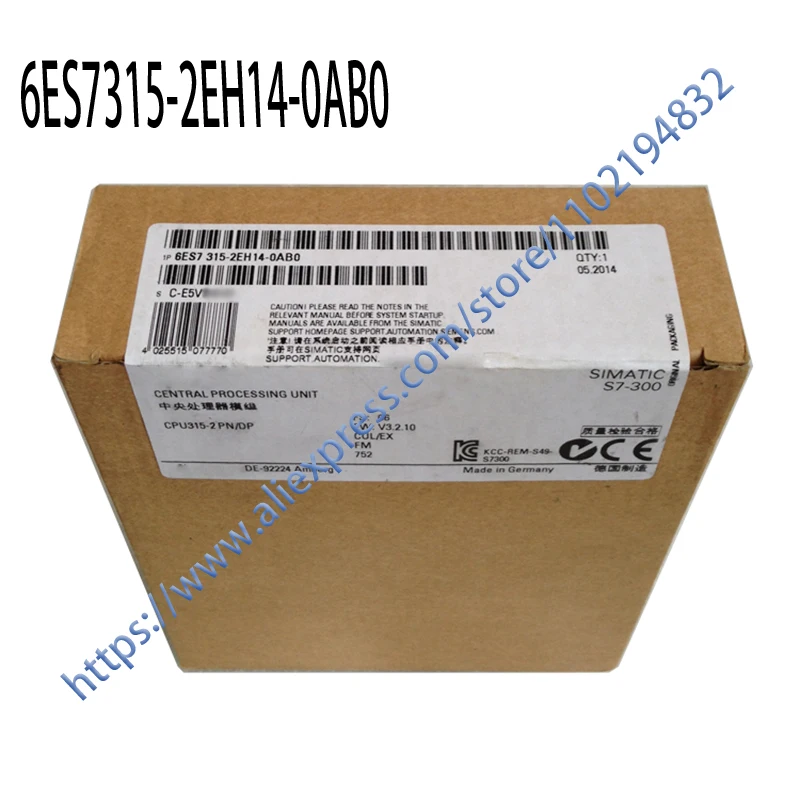 

Brand New Original 6ES7315-2EH14-0AB0 6ES7 3152EH140AB0 6ES7 315-2EH14-0AB0, One Year Warranty, Fast Shipping