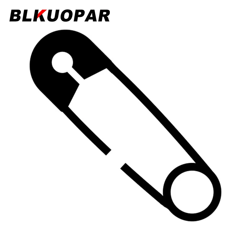 BLKUOPAR Paper Clip Safety Pin Icon Pattern Decals Car Stickers Laptop Trunk Caravan Helmet Windows Scrapbook Supplies Goods