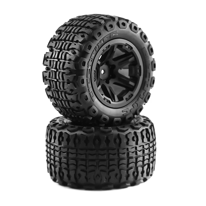 4pcs 104mm diameter Rubber Wheel Tire Tyre with 12mm Hex For 1/16 MJX Hyper Go H16 16207 16208 16209 16210