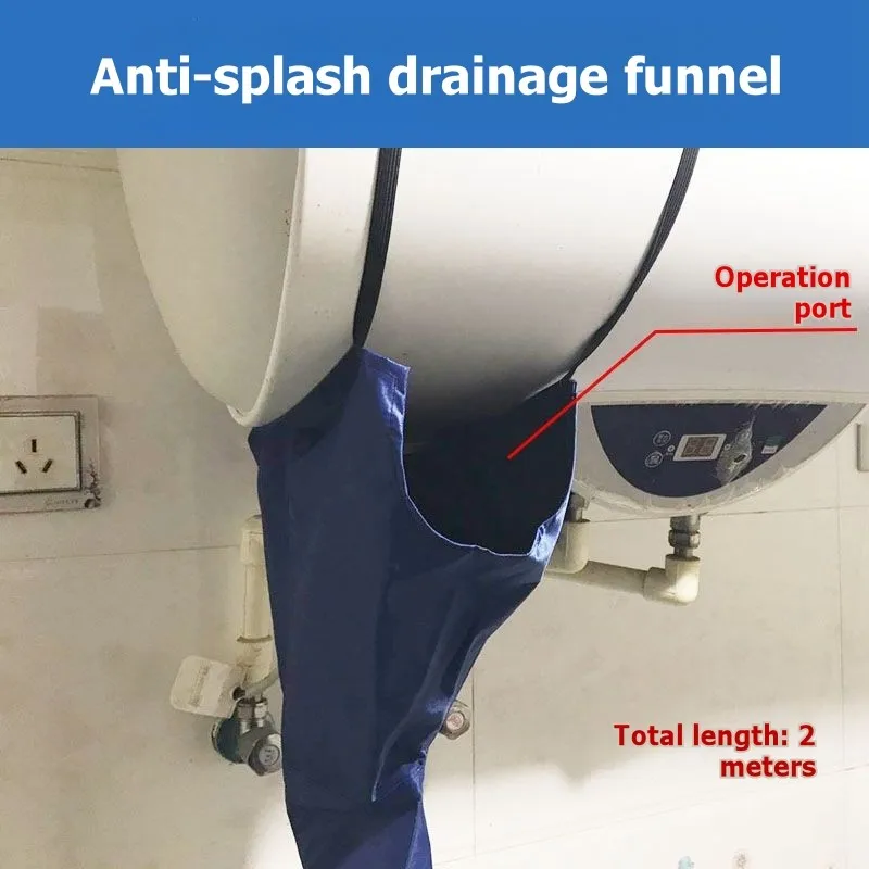 PZHI-Easy Cleaning PVC Kitchen Appliance Cover For Electric Water Heater Drain-For Splash Guard Design