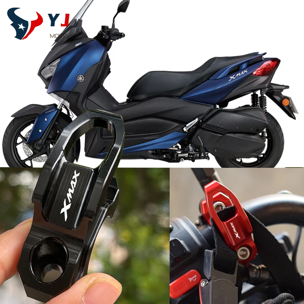 Новый для Yamaha XMAX 300 250 400 125 Xmax300 Xmax250 XMAX 400 с ЧПУ, алюминиевый крючок для шлема, держатель, зажим, кронштейн, аксессуары для мотоциклов
