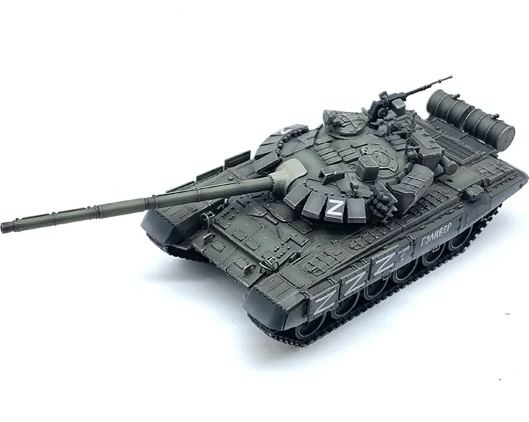 2024 New 1:72 Scale Plastics T-72B3 Armored Transport Vehicle Tank Chariot Model Militarized Combat Track Type Classics