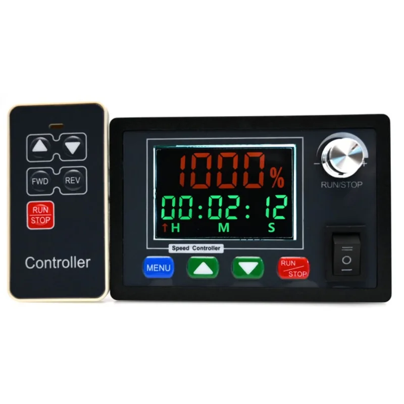 Remote Control Reversible 0~100% adjustable DC 10-55V 40A DC Motor Speed Controller PWM 12V 24V 48V Digital Display